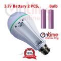 3.7v  Double Battery LED Light AC/DC Rechargeable. 