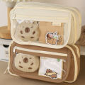 Capybara Pencil Bag Cute Fabric Pencil Case Kawaii Large Capacity Pencil Case NOVO. 