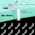 12 Pack Securing Clip Table Cloth Holder Clips Leaf Shape Picnic Tablecloth Clip Outdoor Large Heavy Duty Stainless Steel Clamp. 