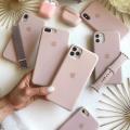 Premium Liquid Silicone Phone case for Apple iPhone 12 / 12 Pro /12 Pro Max Mobile Back Case Soft Phone Cover (Pink Sand). 