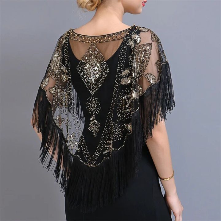 Summer%20Sequins%20Tassels%20Poncho%20Women%20Coat%20Party%20Outfits%20Cape%20Mesh%20Jacket%20Ladies%20Cloak%20Shawls%20Casaco%20Outerwear%20Wraps%20Woman%20Clothes%20-%20Image%202