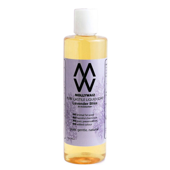 Mollywaiz%20Pure%20Castile%20Liquid%20Soap%20LAVENDER%20300mL%20Face%20Wash%20&%20Body%20Wash%20-%20Image%202