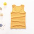 2-11Y Kids Baby Boys Vests T-shirts Children Summer Vest Top Ou2023tfit Kid Boy Girl Solid Tops Clothes Cotton Tees Black Playsuits.