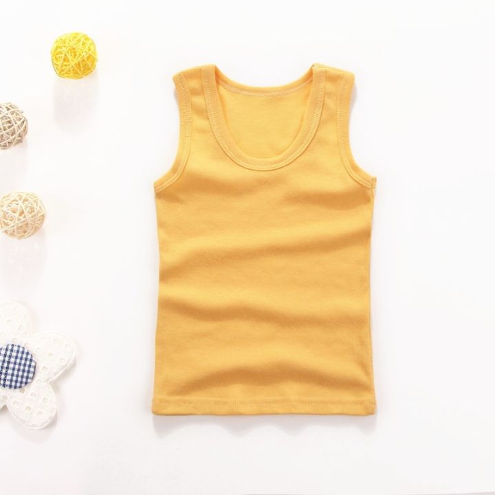 2-11Y%20Kids%20Baby%20Boys%20Vests%20T-shirts%20Children%20Summer%20Vest%20Top%20Ou2023tfit%20Kid%20Boy%20Girl%20Solid%20Tops%20Clothes%20Cotton%20Tees%20Black%20Playsuits%20-%20Image%202
