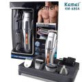 Kemei Km-680A - 8 In 1 Grooming Kit Shaver And Trimmer For Men - Silver.