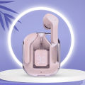 Ultrapods Max TWS Earbuds Bluetooth 5.3 Digital Display Transparent Earbuds. 