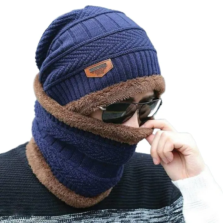 BLUE%20COLOR%20COTTON&FLEECE%20%20WINTER%20HAT%20&%20NECK%20%20CAP%20WARMER%20FOR%20MEN%20.%20-%20Image%202