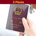 A1 Quality Transparent Passport Cover With Card Holder ( High Quality ). 