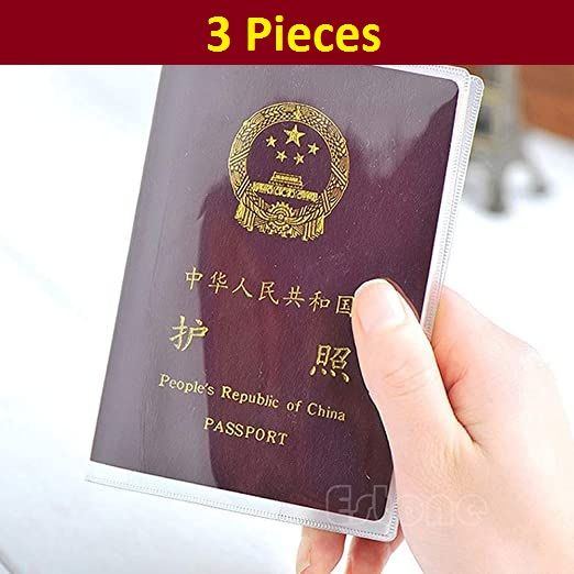 A1 Quality Transparent Passport Cover With Card Holder ( High Quality )