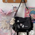Youth Fashion Nylon Crossbody Bags for Women Handbags Shoulder Bag Large Capacity Solid Canvas Messenger Bag Girls School Bags. 