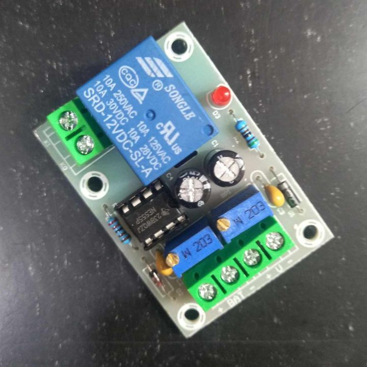 XH-M601 Power Regulator Battery Charging Control Board 12V Charger Supply Panel Automatic Charging/Stop Power Switches - Minimalistic Sophistication