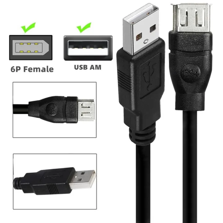 USB%20Adapter%20Cable%20Firewire%20IEEE%201394%206%20Pin%20Female%20to%20USB%202.0%20AM%20Adapter%20Cable%20Plug%20and%20Play%20for%20Digital%20Camera%20Easy%20to%20Use%20-%20Image%208