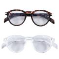 Simple Geometric Clear Lens Glasses Leopard Print Grey Anti-Radiation Glasses Anti Blue Light Glasses Computer Eyewear Men Eyeglasses. 