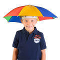 Head Umbrella Hat for Kids and Adults, Hands Free Umbrella Clear for Rain Sunny Golf.