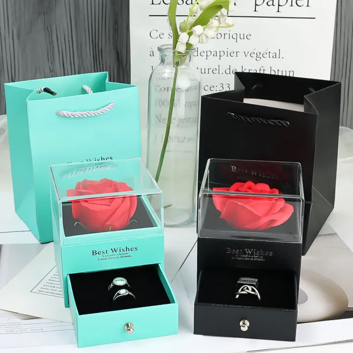 Rotating%20Rose%20Gift%20Box%20Valentine's%20Day%20Marriage%20Proposal%20Ring%20Box%20Acrylic%20Flower%20Gift%20Packaging%20Box%20Necklace%20Jewelry%20Case%201Set%20-%20Image%203