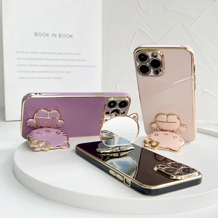 Jizetin%20for%20Samsung%20A21S%20Back%20Cover%20+%20Mirror%20+%20Hello%20Kitty%20Bracket%20360%20Rotation%20Luxury%20Plating%20Fashion%20Holder%20Phone%20Cases%20-%20Image%206