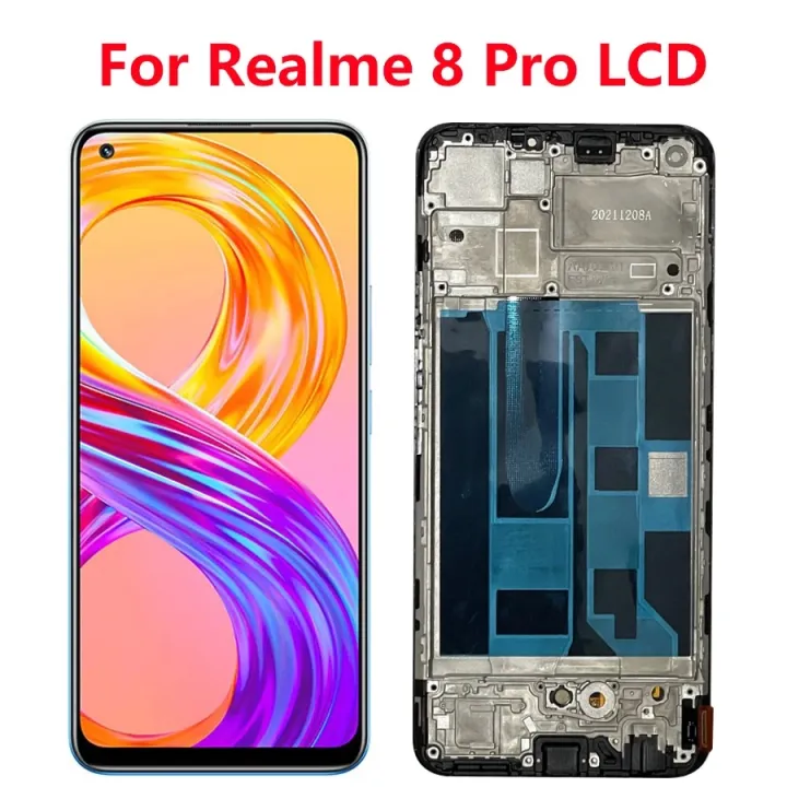 LCD%20With%20Frame%20For%20OPPO%20Realme%208%204G%208%20Pro%20RMX3085%20RMX3081%20Display%20Touch%20Screen%20Digitizer%20Assembly%20Replacement%20Parts%20-%20Image%204