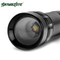 Skywolfeye Flashlight Focus 260 Lumens 3 Modes T6 LED 18650 Flashlight Torch Lamp Powerful VEJ93 P30. 