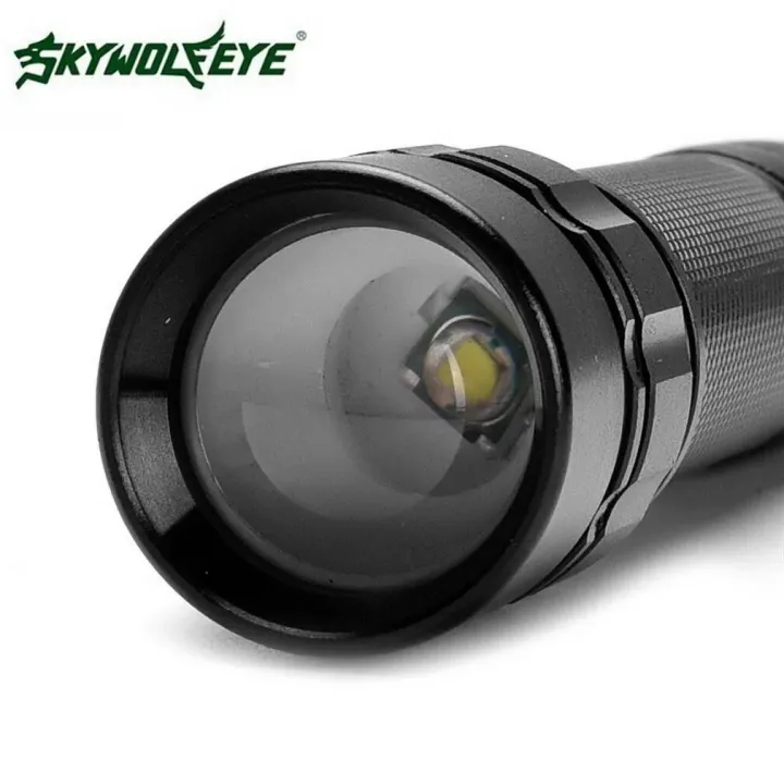 Skywolfeye%20Flashlight%20Focus%20260%20Lumens%203%20Modes%20T6%20LED%2018650%20Flashlight%20Torch%20Lamp%20Powerful%20VEJ93%20P30%20-%20Image%203