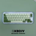 KBDiy KOA Profile PBT Keycaps for Mechanical Keyboard Japanese Korean Russian MAC Apple Style Glimmer Honey Milk Matcha Keycap. 