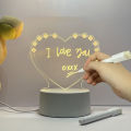 Note Board Creative Led Night Light USB Message Board Holiday Light With Pen Gift For Children Girlfriend Decoration Night Lamp 1Pcs. 
