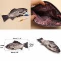 Pencil Bag Carp Pen Bag Realistic Fish Shape Make-up Pouch Pen Pencil Case With Zipper Back To School Pencil Pouch Pen Bag.