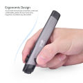PPT Flip Pen Wireless Presenter PPT Clicker Multifunction Electronic Projection Pen Laser Flip Pen PR-18 Grey. 