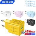 PD 25W Fast Charger USB Type C Charger Quick Charge 3.0 Power Adapter For IPhone Xiaomi Samsung Phone Wall Charger EU/US Plug.