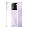 For Infinix Smart 7 Case Clear Shockproof Phone Case For Infinix Smart 7 Soft TPU Clear Cover For Smart 7 X6515 Coque. 