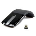 Wireless 2.4G/Bluetooth Mouse Arc Touch Folding Design Mause 1200 DPI Foldable Computer Portable Mice For Microsoft PC Laptop. 