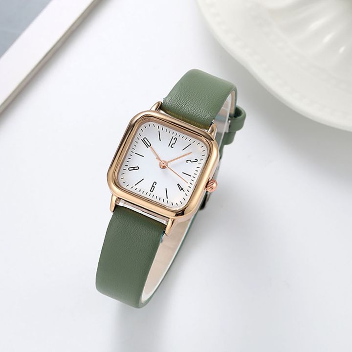 badgeCarat%20Women%20Watch%20Square%20Dial%20Adjustable%20Faux%20Leather%20Strap%20Elegant%20Minimalistic%20Gift%20Fashion%20Jewelry%20High%20Accuracy%20Metal%20Dress%20Wrist%20Watch%20for%20Daily%20-%20Image%202