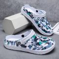 New Sandals for Men Korean Fashion Beach Hole Shoes Casual Crocs Sandal Summer Slipper Rubber. 