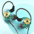 QKZ AK3 FiLe HiFi Earphone 3.5mm Wired Headphones with Microphon Bass Stereo Earbuds Music Sport Headset for Smartphone.