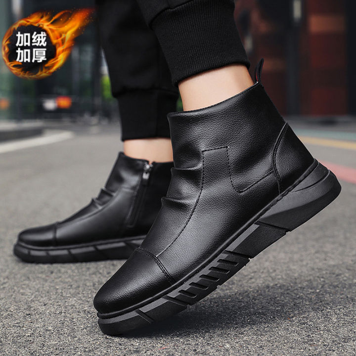 Autumn and winter new men\'s Martin boots OZYSZSSZBESANxie Martin Boots Men main image 4