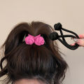 【Value Bundle】 High Ponytail Hair Band Chinese Knot Elastic Hair Rope Head Rope Tie Gift SUPER BABY.