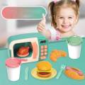 Kids Microwave Oven Toys Educational Pretend Toys and Food Accessories for Girls Boys. 