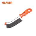 Harden 225mm Copper Wire Brush 225mm PVC Handle Cleaning Brush 620140. 