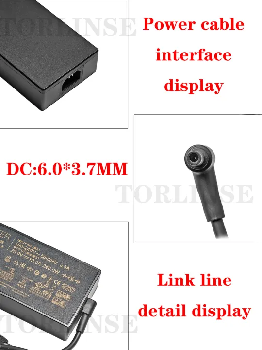 20V%2012A%20240W%206.0X3.7mm%20AC%20Adapter%20Laptop%20Charger%20ADP-240EB%20B%20For%20Asus%20ROG%20Strix%20SCAR%2017%20G733QM%20G733QR%20G733QS%20G733QSA%20G17%20G713IM%20-%20Image%205