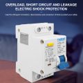 NCANRUI TPNL DPNL 230V 1P+N Residual Current Circuit Breaker with over and Short Current Protection RCBO MCB, TPNL 63A.