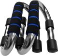 Combo Pack of 2 Pieces Push Up Bar - Silver and Black.
