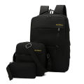 Men's Business Backpack Korean StyleUCharging Leisure School Season Schoolbag Simple and Stylish Bag Three-Piece Set. 