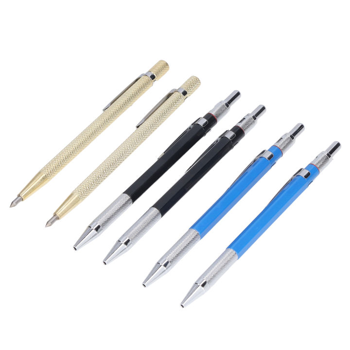 Carpenter%20Pencils%20Kit,%20Knurled%20Design%20Carpenter%20Scriber%20Marking%20Kit%20for%20Hardened%20Steel%20-%20Image%202