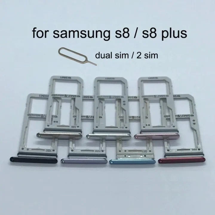 SIM%20Tray%20Sim%20Holder%20Slot%20Single%20and%20Dual%20For%20Samsung%20Galaxy%20S8%20G950%20S8%20Plus%20G955%20-%20Image%202