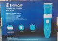 SHINON SH-1928 Professional Rechargeable Hair Clipper & Beard Trimmer-Black & Blue.