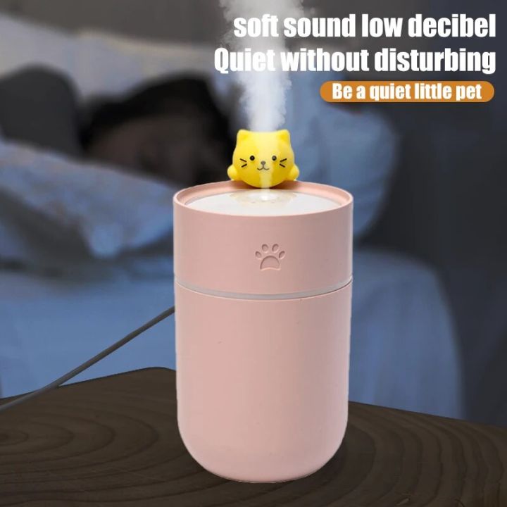Xiaomi Mijia USB Humidifier with Night Light Kawaii Cat Home Fragrance Diffuser Mist Maker Car Bedroom Essential Oil Diffuser