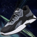 Internet celebrity men's trendy shoes, spring casual men's shoes, high-top shoes, student running sports shoes, smart smoke, panda shoes, dad shoes.