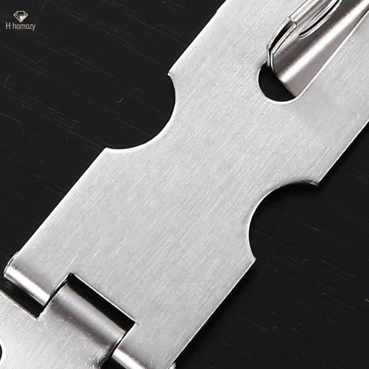Door Lock Hasp Latch Heavy Duty Safety Padlock Clasp for Shed Door Container