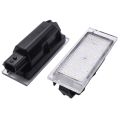 4Pcs Car LED Number License Plate Light for Renault Megane 2 Clio Laguna 2 Megane 3 Twingo Master Vel Satis. 
