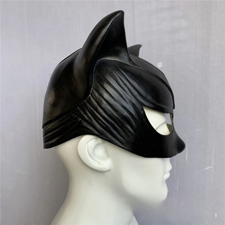 Cat%20Woman%20Mask%20Half%20Eyes%20Fox%20Movie%20Cosplay%20Catwomen%20Selina%20Kyle%20Latex%20Mask%20Halloween%20Party%20Women%20Superhero%20Costume%20Headgear%20-%20Image%204