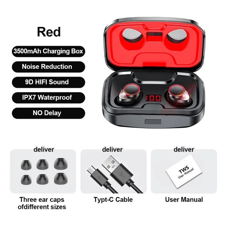 TWS-X10%20Wireless%20Bluetooth-Compatible%205.0%20Headset%20Whit%20Charging%20Box%20Headphone%20Stereo%20Waterproof%20Earbuds%20Earphone%20With%20Microphone%20-%20Image%207